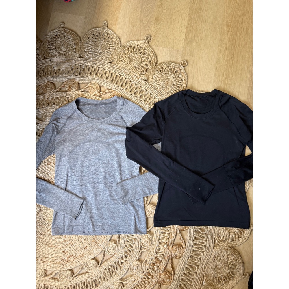 Grey &‎ Black Lululemon Swiftly Race length